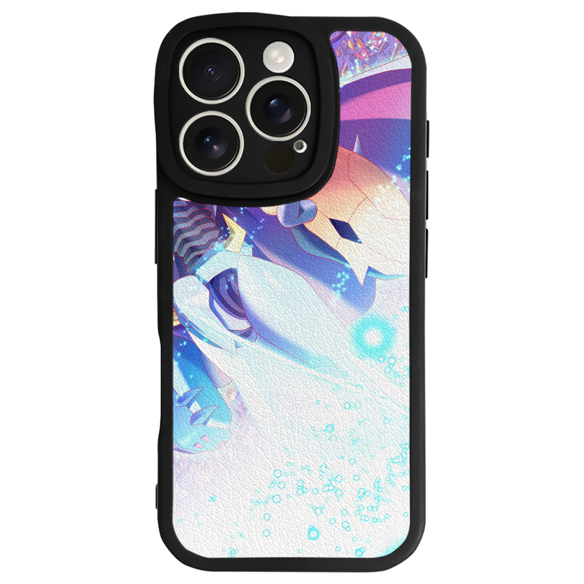 （画像用） Digimon デジタルモンスター/デジモン 【iPhone 16シリーズ対応】シリコンスマホケース（レザー調） 材質：シリコン